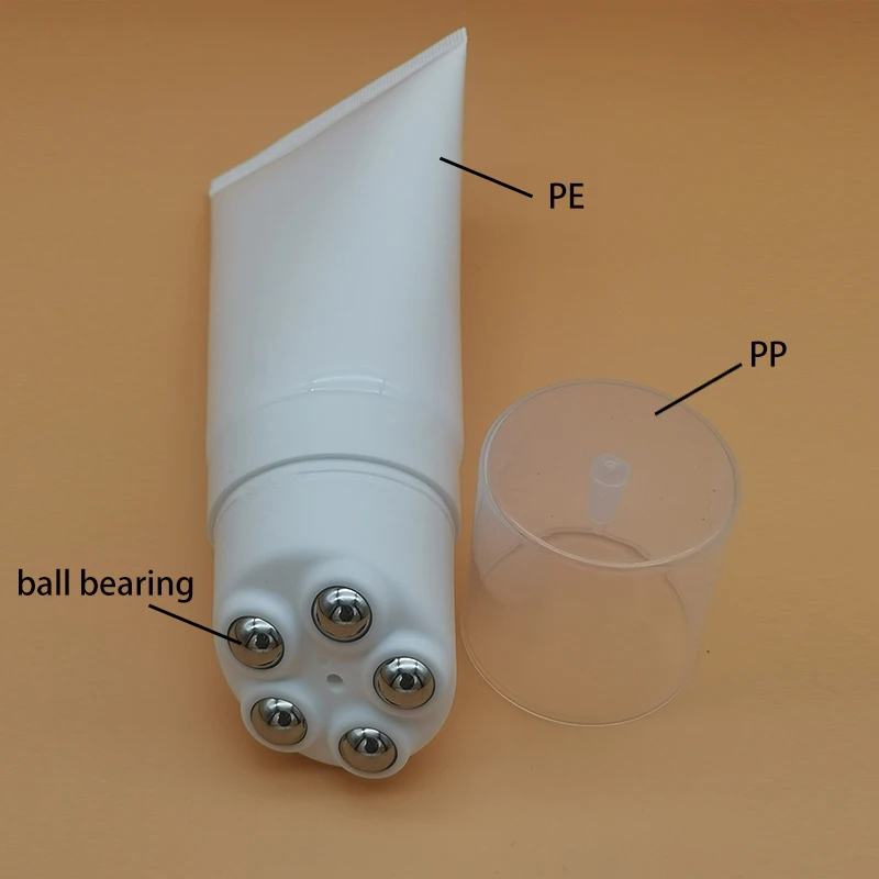 Custom 100ml Recyclable Cosmetic Body Lotion Plastic Tube With