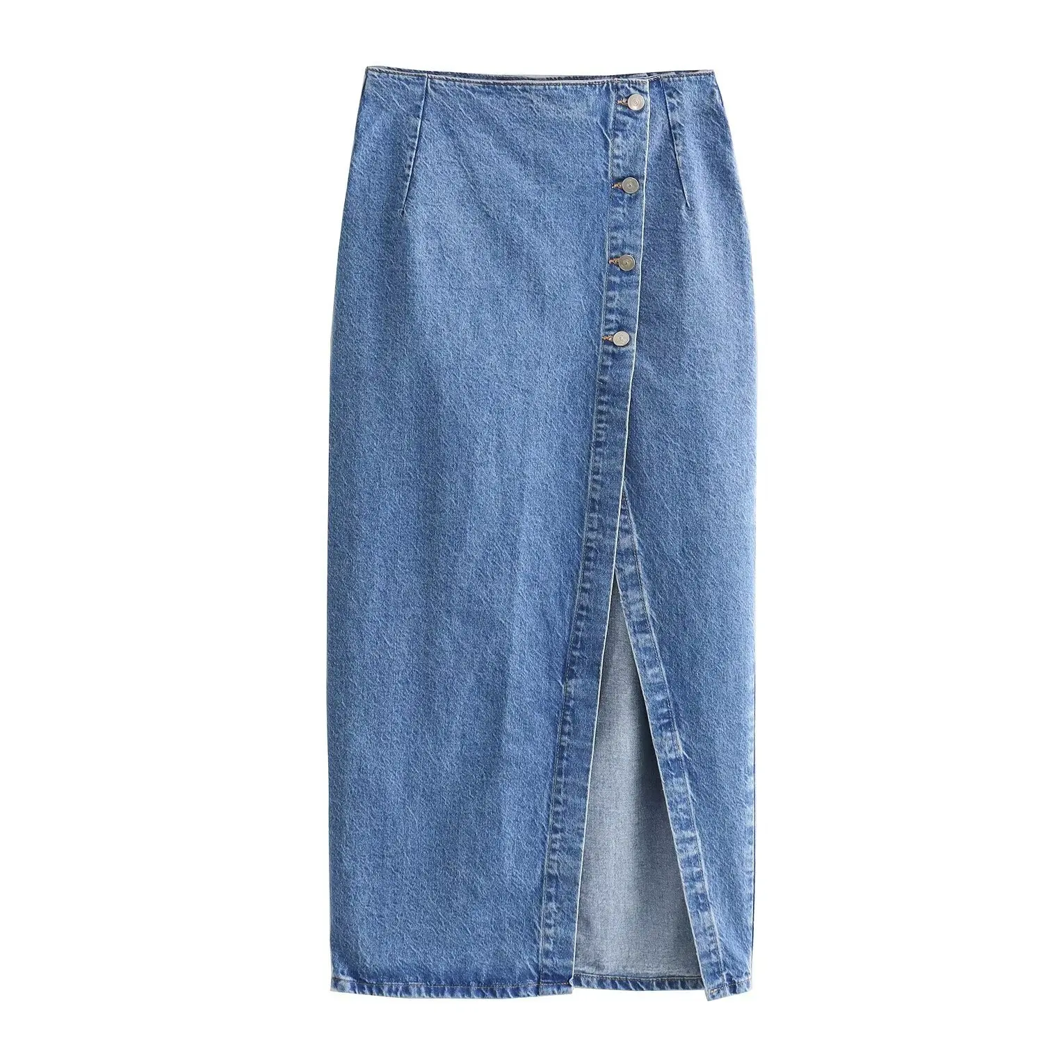 Clothing Manufacturers Vintage Casual Custom Denim Jackets Vests Women's Jackets Vests Midi Skirts Set