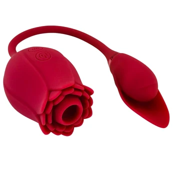 Rose Adult Toy Vibrator Nipple Massager Licking Stimulator For Woman