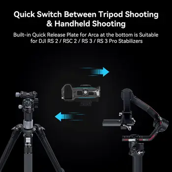 SmallRig Cage Kit for LUMIX G9 II S5 II / S5 IIX with NATO Top Handle and Cable Clamp for USB-C - 4143 detail image