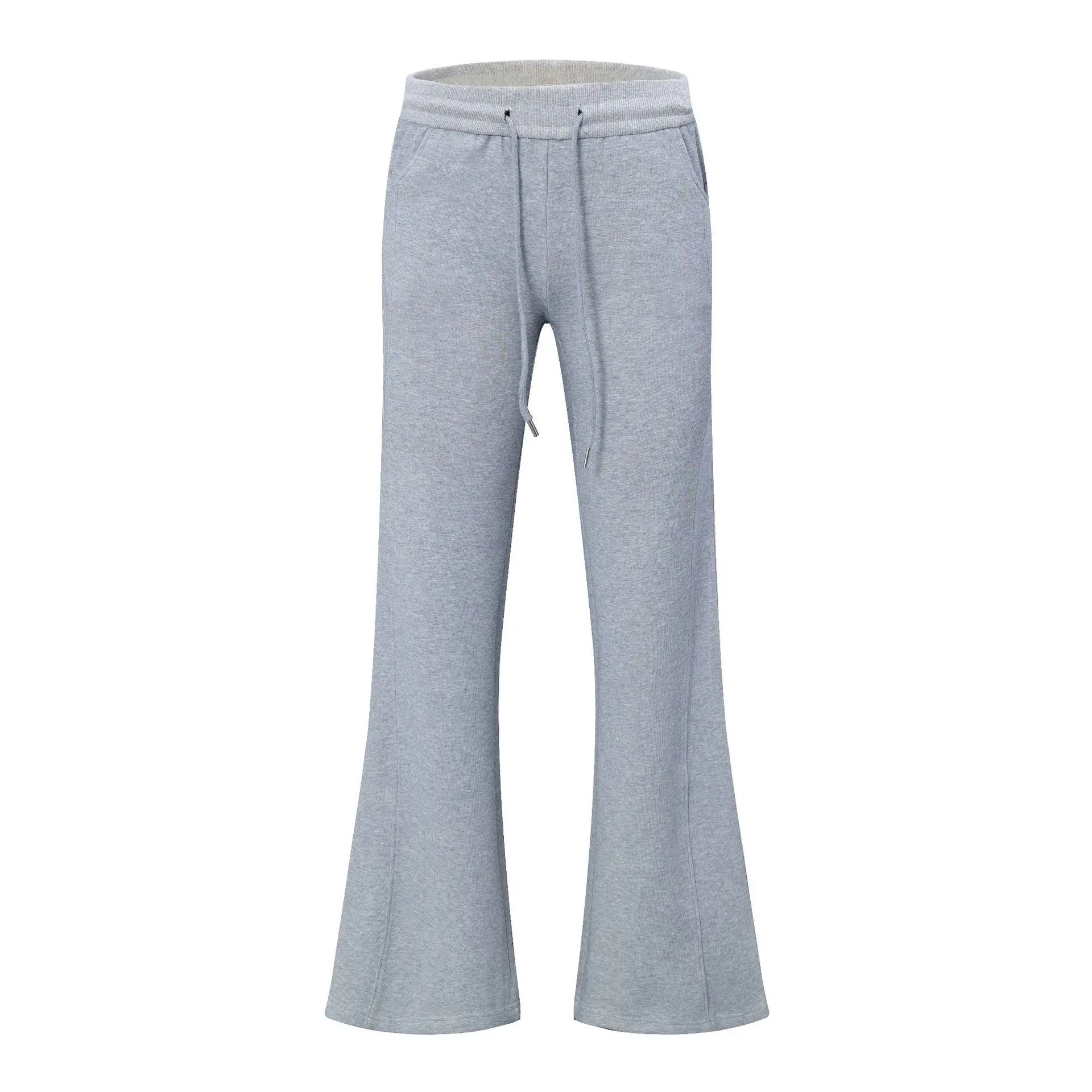 Solid Color Elastic Waist Flare Pants Casual Suit Pants Streetwear Trumpet Trousers Men and Women Loose Wide Leg Loose Straight Solid Color Elastic Waist Flare Pants Casual Suit Pants Streetwear Trumpet Trousers Men and Women Loose Wide Leg Loose Straight