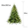 Green 180cm 850 Tips PE Mixed (20m Lights / Warm White Lights)