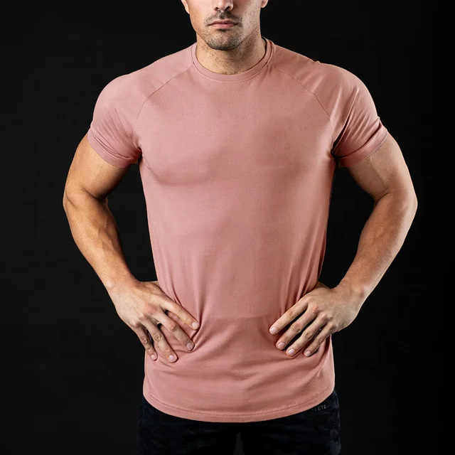 JL0327A Wholesale Men Compression Running T Shirt Fitness Tight Mens Gym Workout Short Sleeve Slim Fit T-Shirt for Men