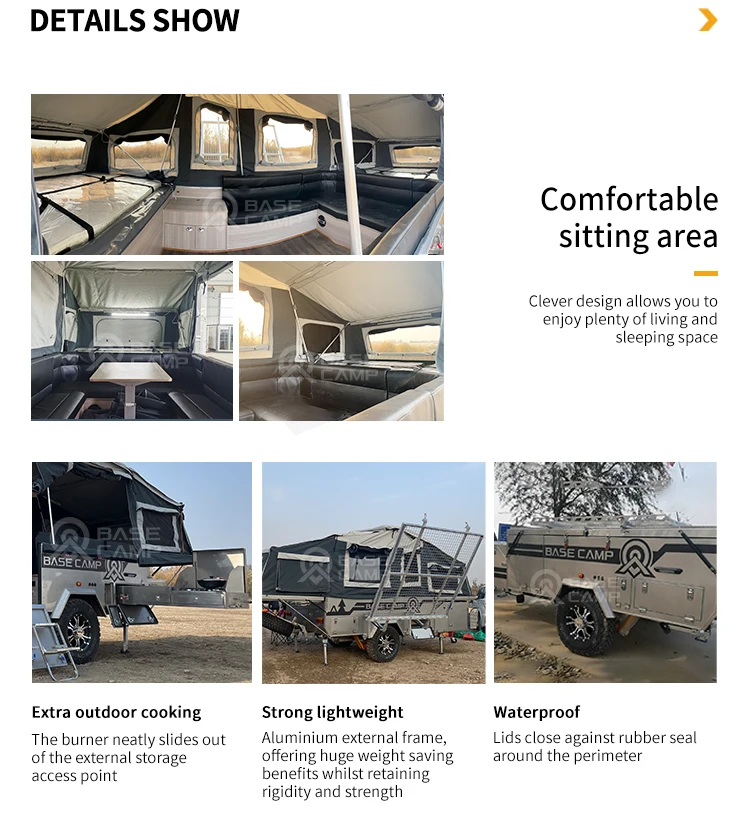 High Quality Large Australian Standard Off Road Fold Camper Travel