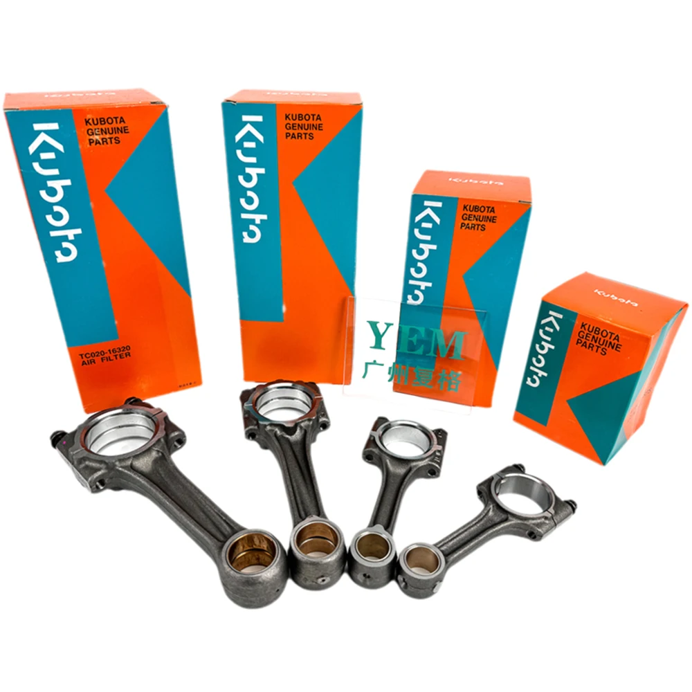 Supply V1702 V1903 V1902 V2003 Connecting Rod V2403 V2203 V1505 for Kubota V2607 V3300 Con Rod V3307 V3600 V3800 Engine Parts