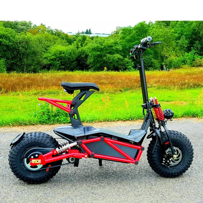 Новейший электрический самокат 1600 Вт и 2000 Вт для взрослых с толстыми шинами для рынка США