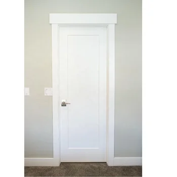 American Shaker Style White Prime Readymade Wooden Doors Price