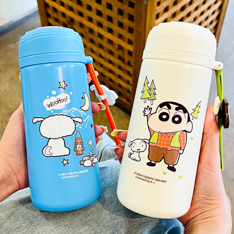 400ml Stainless Steel Water Bottle with Wide Mouth Double Wall Vacuum Flask  Leak Proof Lid Portable Thermal Flask Logo Design