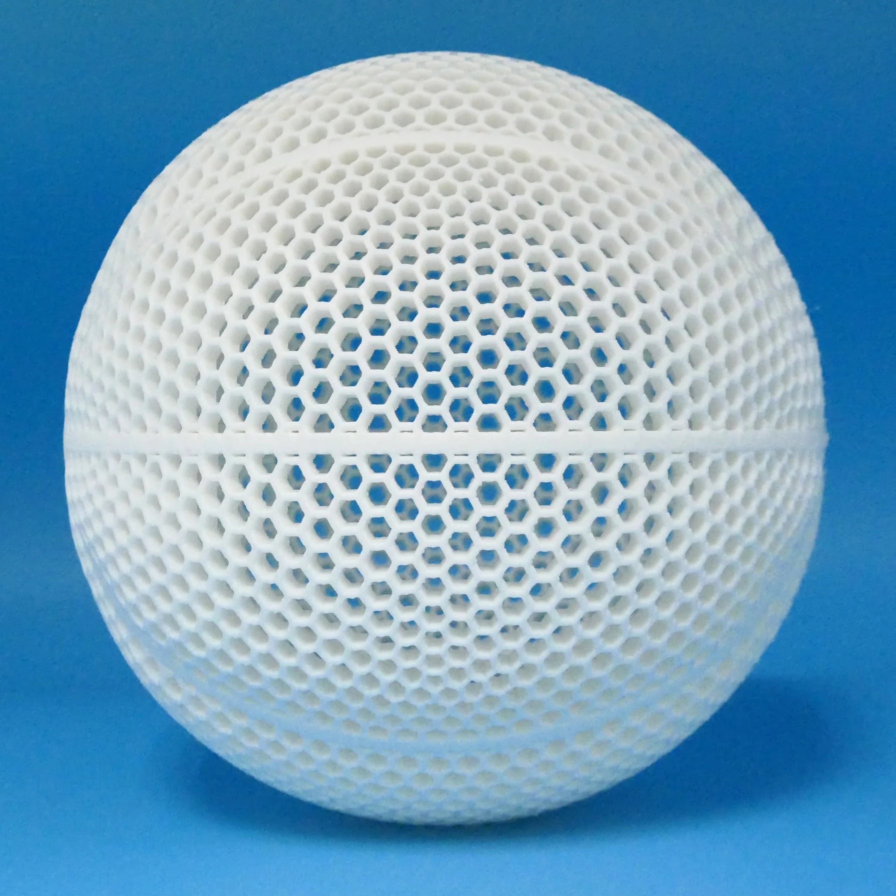 エアレスバスケットボール　3号球　白　3Dプリンター　バスケットボール エアレスバスケットボール 3号球 白 3Dプリンター