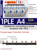 1PLE 63A A4 (Connexion de 4 MCBLE 1P)