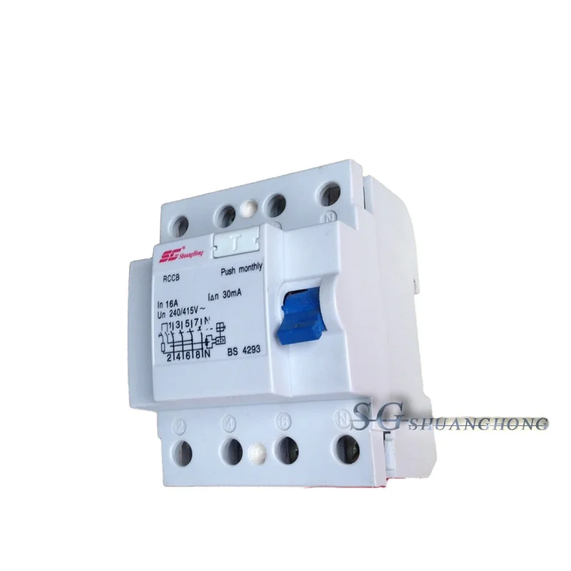 F362 F364 Rccb 4p 32a 40a Residual Current