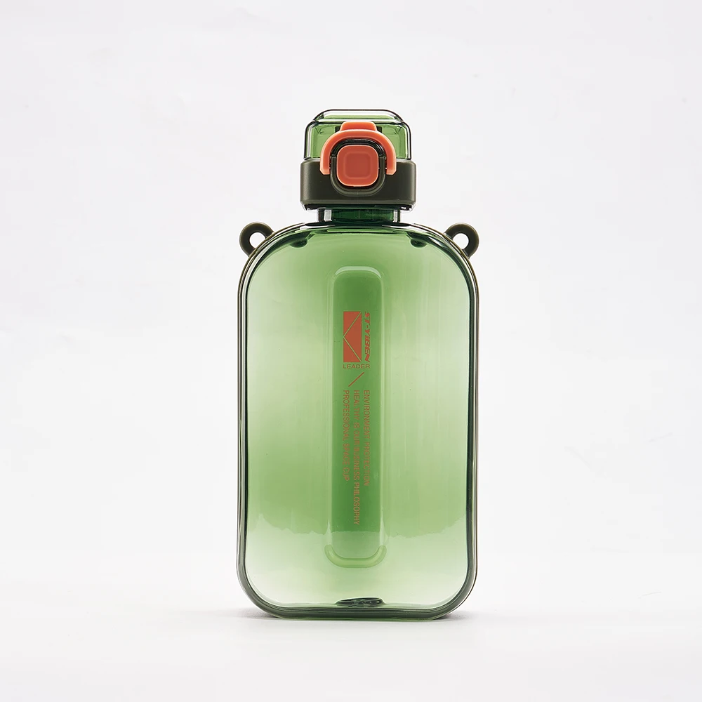 Unique Design Portable Rectangular Plastic Outdoor Sports Water Bottle 750ml Water Bottle for Student