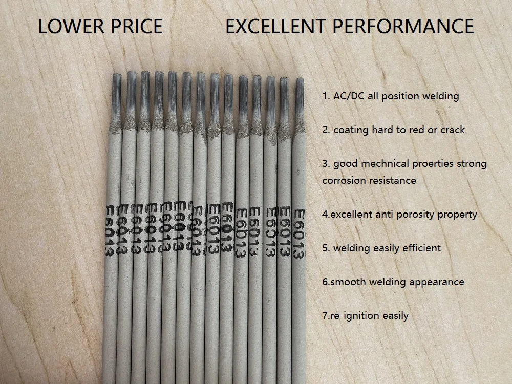 Welding Electrode E6013 E7016 E7018 For Hot Sale 6013 7018 6011hot Selling Welding Electrodes