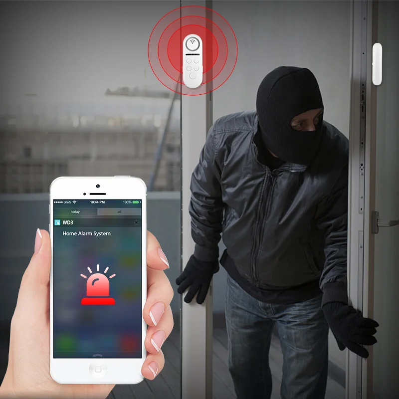 KERUI WIFI 120dB APP Control Home Security Door Alarm Window Sensor Standalone Door Sensor