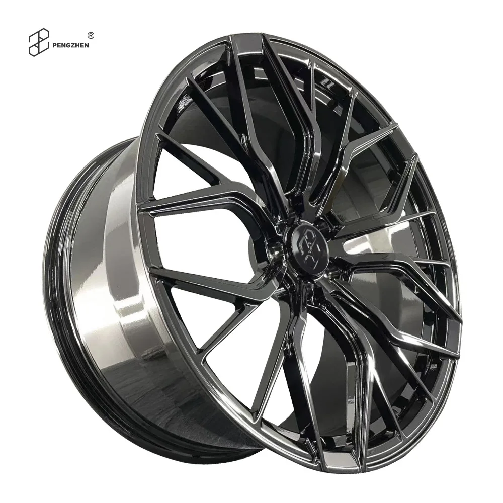 Pengzhen Black Glossy Multi Spoke Forged Rims 18x9.5 for Infiniti