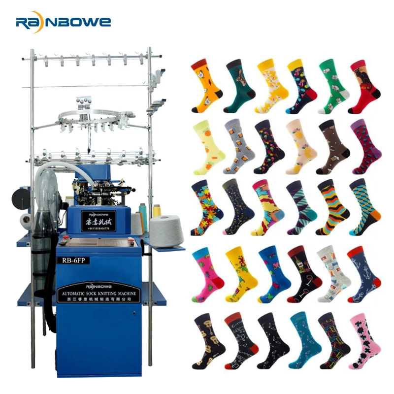 RB-6FP автоматический Электрический высокое качество Soosan машинка для вязания носков носки машина по производству носков