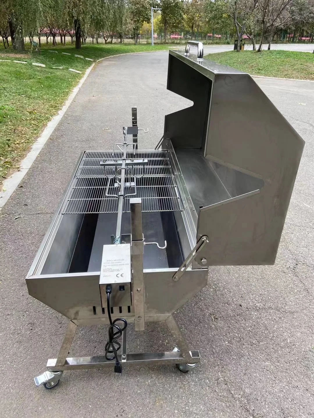 Rotisserie For Whole Lamb Pig Rotisserie With Lid Charcoal Grills,Charcoal Grills Stainless