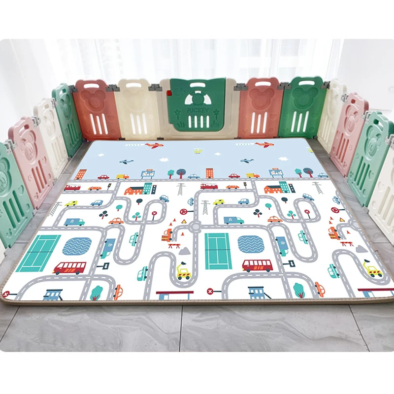 Nontoxic Fashion Style Padded Foam For Child Floor Rolling Xpe Baby