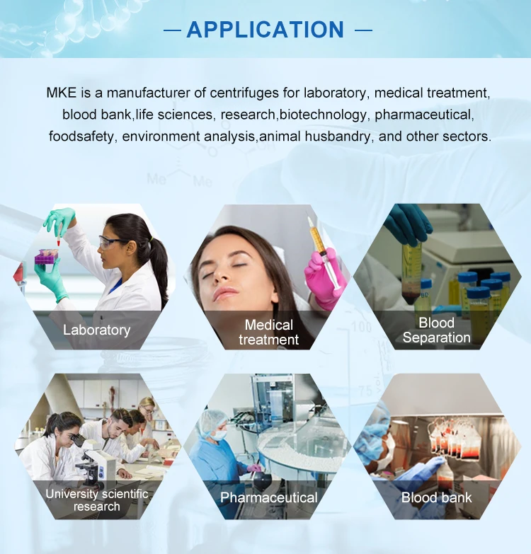 Benchtop Professional Medical Laboratory High Speed Centrifuge with 16500 rpm 23120xg and 4*100ml Capacity