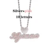 Silver+pink-10 letters