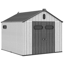 wholesale 3*5ft Resin Storage Shed Outdoor Garden Tool Plastic Sheds Organizer Prefab House