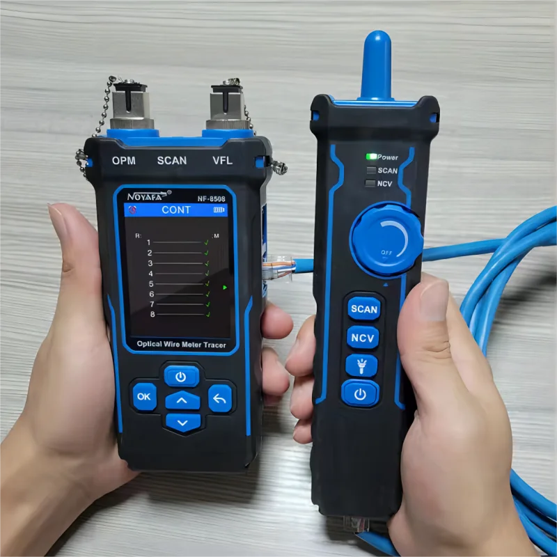 Noyafa Nf8508 Optical Wire Meter Tracer Lcd Network Cable Tester