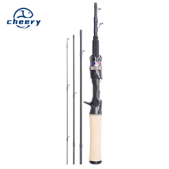 Fishing Fan Lanxi 2.0 Travel Telescopic Micro-object Luya Rod for Fuji F Ring Portable 3-Section Carbon Mini Fishing Rod – Rod – view 2