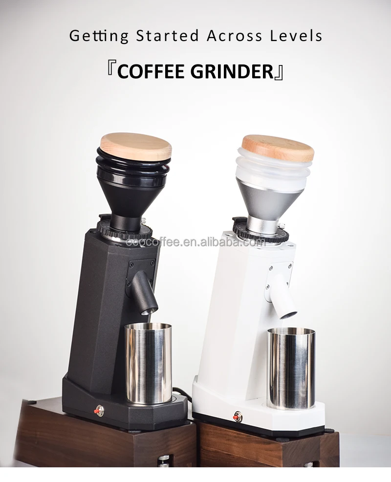 Coffee Grinder 40mm Electric Burr Automatic Grinder With18