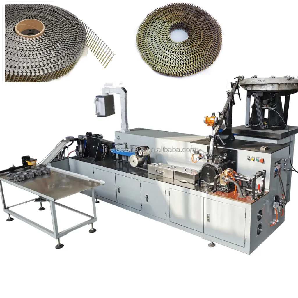 Nails Coil Round Head Welding Collating Machine