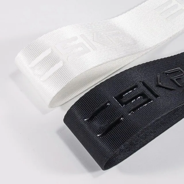 Custom Print Jacquard Elastic Webbing Band Silicone Logo Anti-slip Underwear Elastic Tape