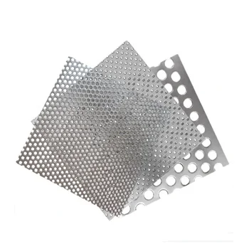 ASTM 201 202 430 310S 316 321 304 Embossed Checkered Anti Print Finger Perforated Stainless Steel Plate