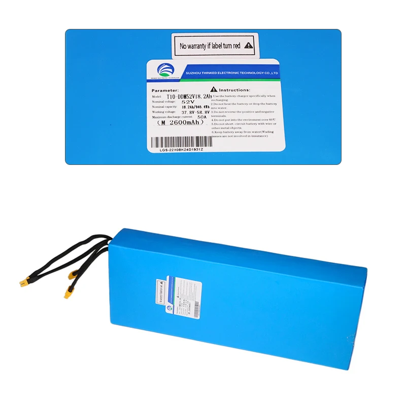product new image wholesale 52v 182ah battery replacement for zero 10x electric scooter parts accessories high quality escooter battery-6