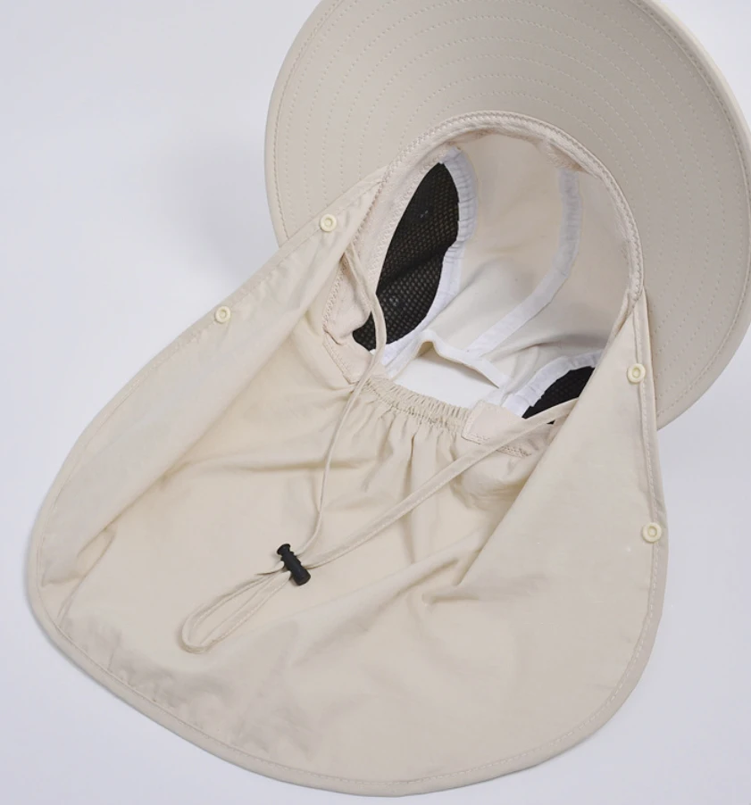 Outdoor Sun Hat with Detachable Face Flap UPF 50+ UV  display picture 1