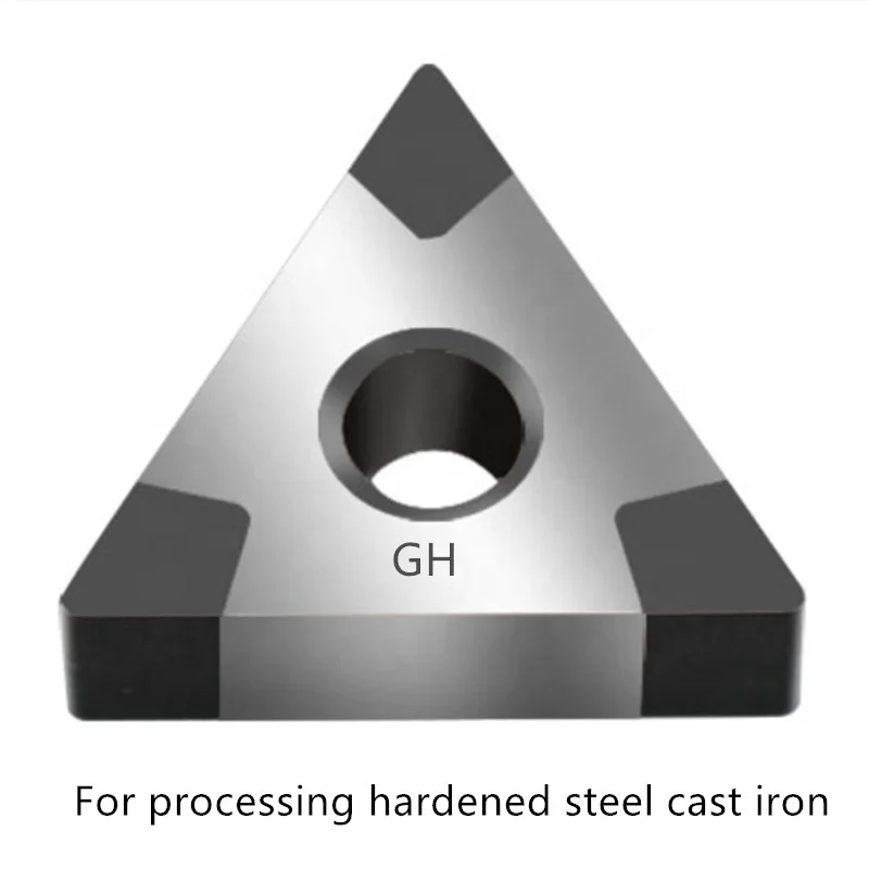 CNC PCBN 6 Tips Turning Tool Insert TNGA TNMG TNGA160408 Solid CBN Insert for Hardened Steel