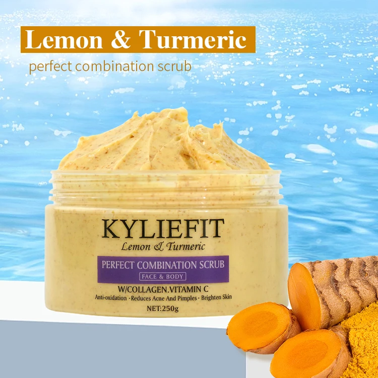 Customized High Quality Natural Tumeric Glow Hand Remove Old Dead Skin