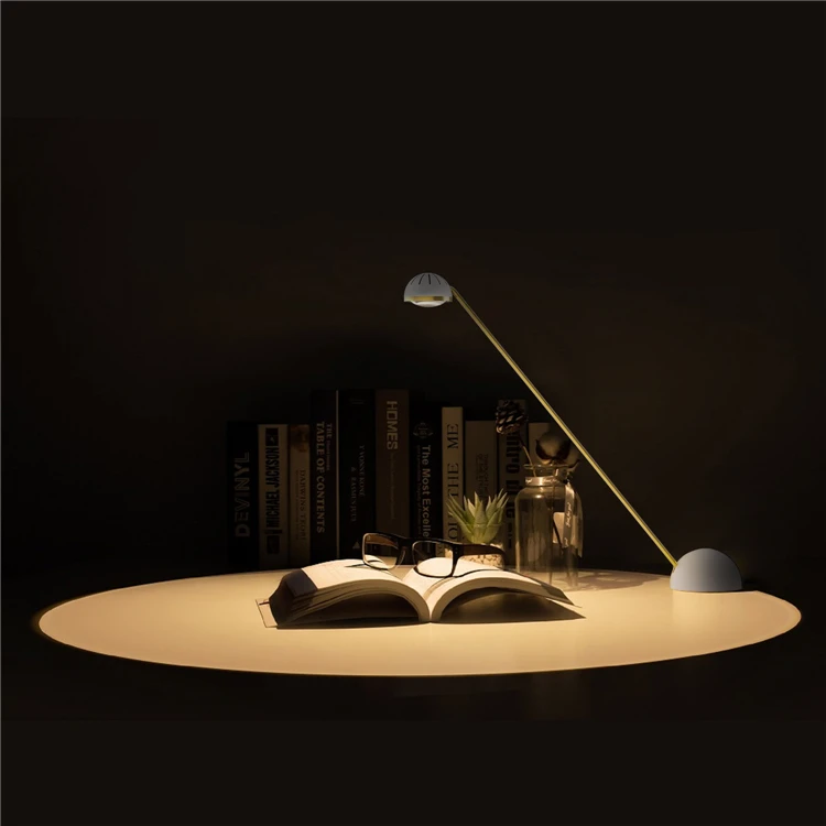 Настольная лампа с удобным фокусом, офисный регулируемый светильник для чтения, современный светодиодный светильник с регулируемой яркостью