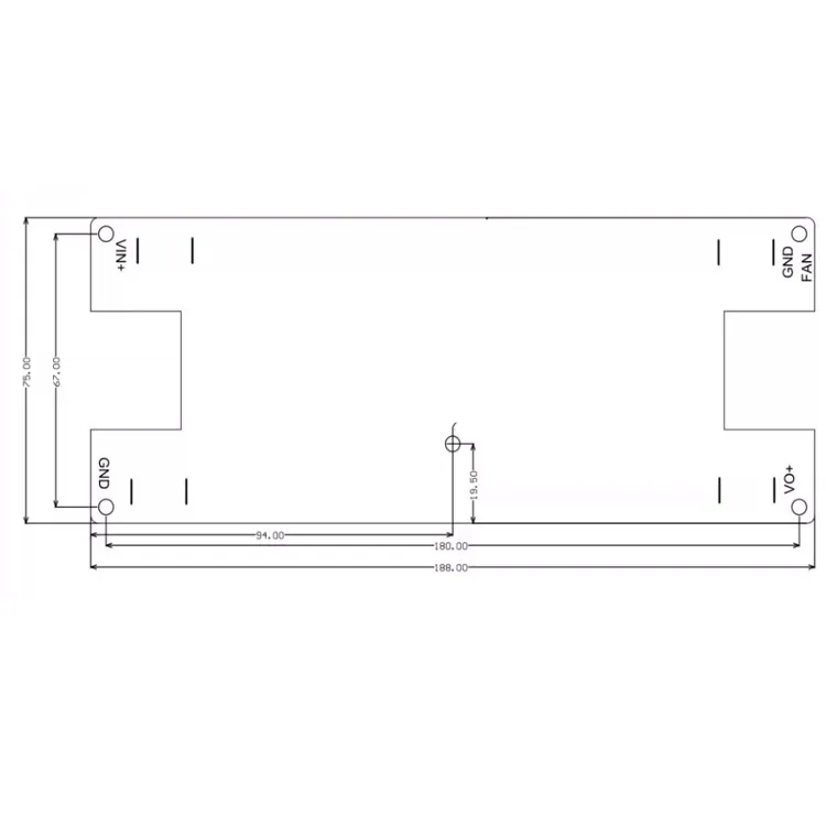 10-75v 70a Dc-dc Automatic Voltage Rise And Fall Power Supply,Solar ...