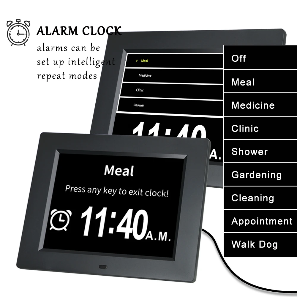 2021 Chinese And English Languages Large Non Abbreviated Words Digital Calendar Day Clock For Elderly Dementia Seniors Buy Clock For Elderly Clock For Dementia Clock For Seniors Product On Alibaba Com