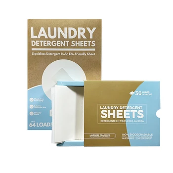Ultra Condensed Safe No Fluorescent Agent Eco Laundry Sheets No ...