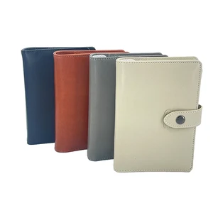 2026  SOFT PU COVER Pocket NOTEBOOK  Loose-leaf CUSTOM NOTEBOOK with Purse and Penholder