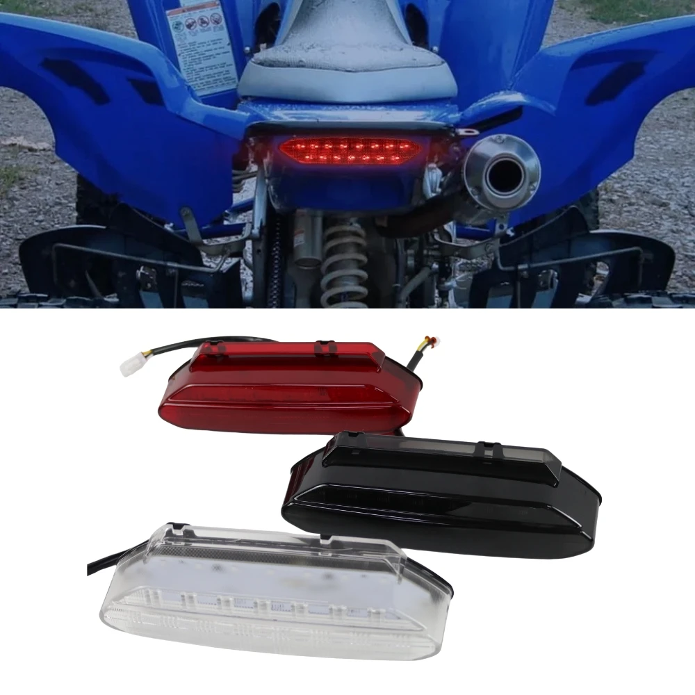 TIYPEOR ATV Red LED Taillights Brake Stop Light LED Rear Lamp for YFZ450 YFZ450R 2006-2009 Brighter Rear Tail Lamp details