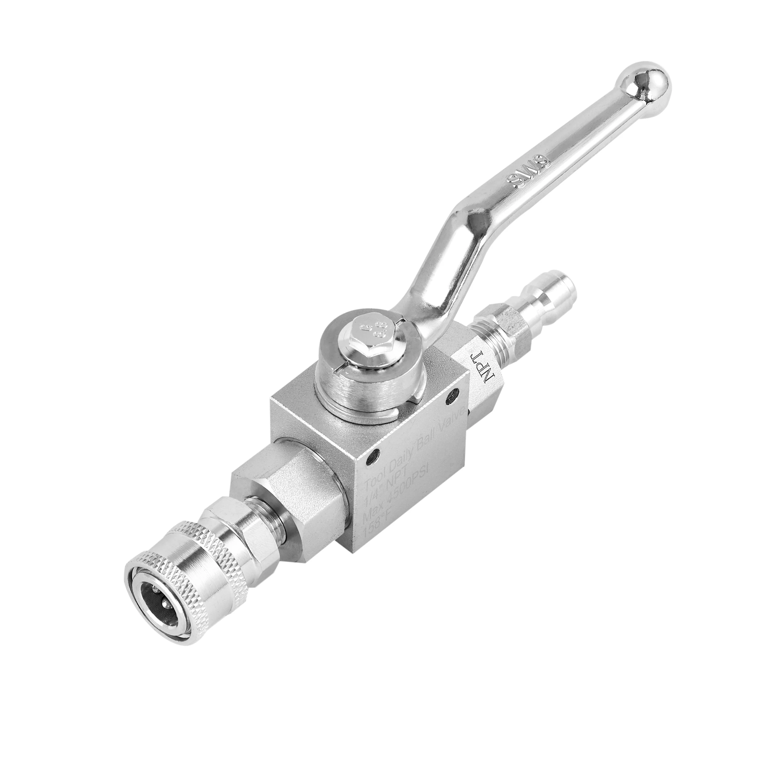 Pressure Washer Valve 1/4 Inch Quick Connect High Pressure Washer Ball