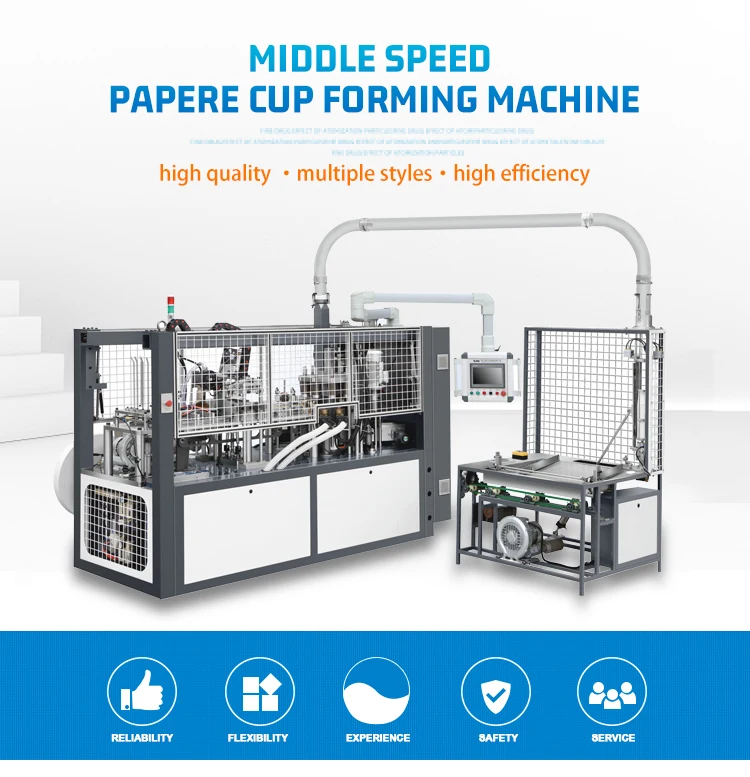 Fully Automatic 4/7/8/12/16 Oz Paper Coffee Cup Machine Disposable