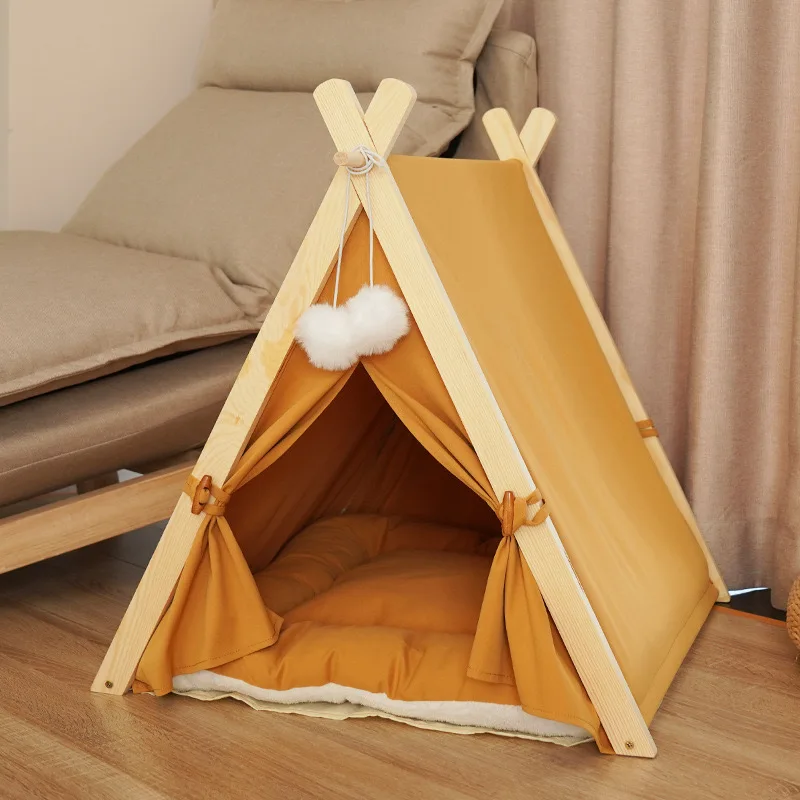 product wholesale high quality foldable comfortable breathable pet dog cat tent washable pet nest house-51