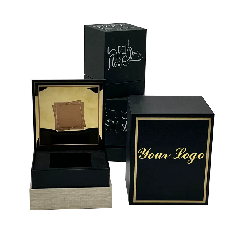 China Suppliers Wholesale Design Rigid Paper Customizable Logo Gift Box Perfume Skincare Packaging Box manufacture