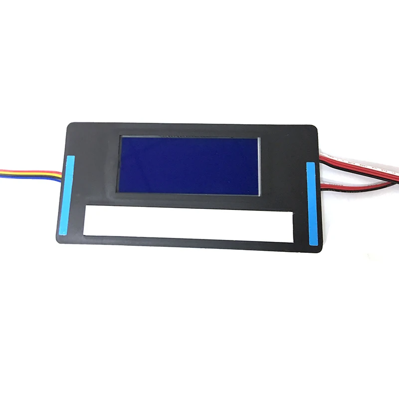 Toophick Pro LED Mirror Light On-Off Touch Switch Time Temperature Display for Bluetooth Music Player Defogger Control Blue