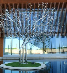 Garden Abstract Modern Art Metal Statue Stainless Steel Sculpture