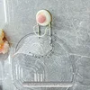 Black and red suction cup basin hooks (one-pack)