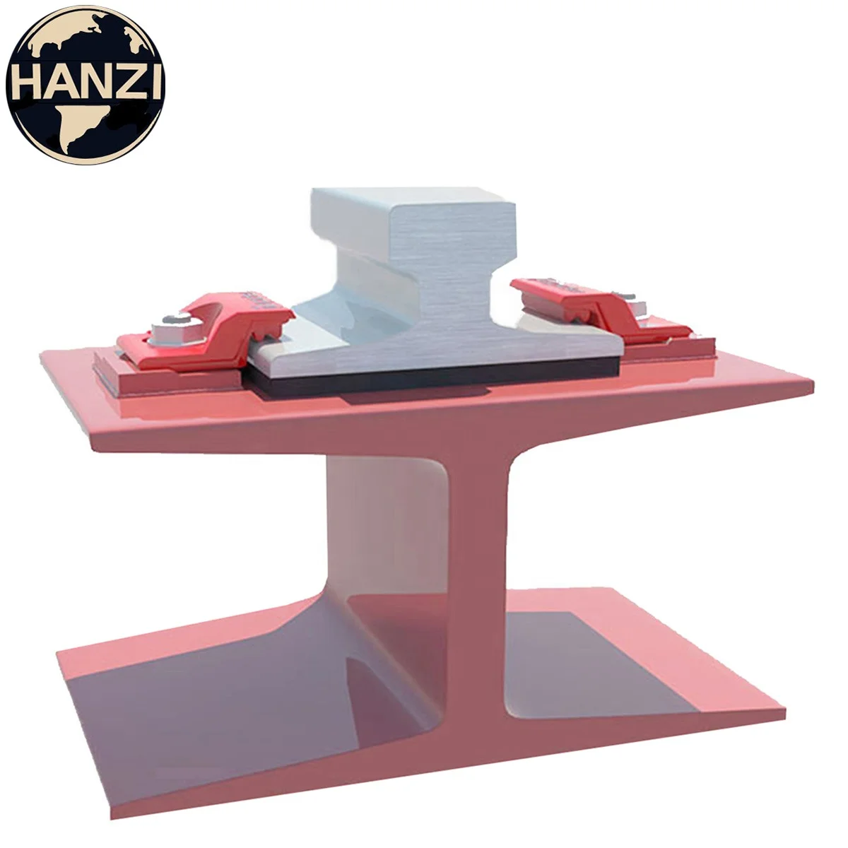 A120 Rail Including Rails Clamp and Rubber Pad