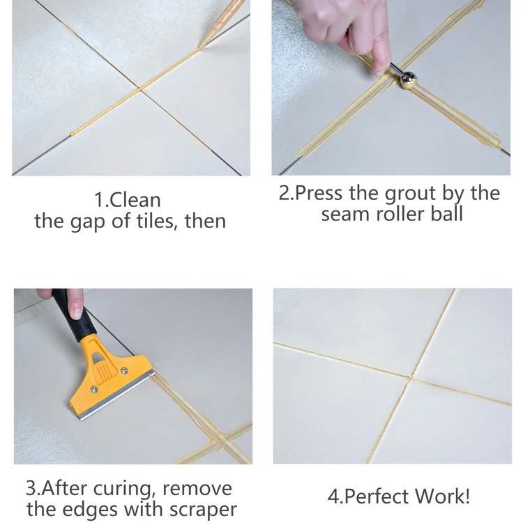 High Temperature Epoxy Adhesive Resin Tile Grout On Ceramic Tile Buy